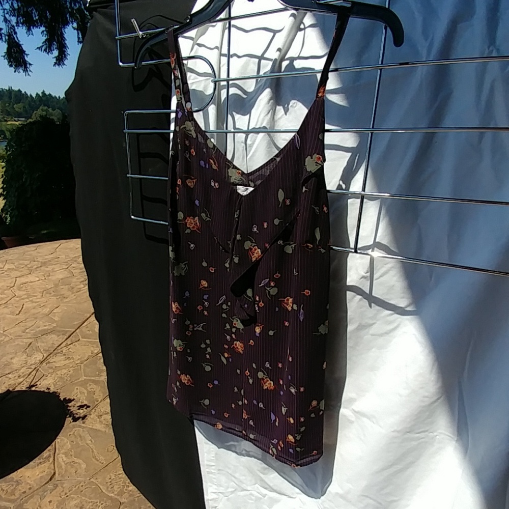 Cabi pinstriped cami